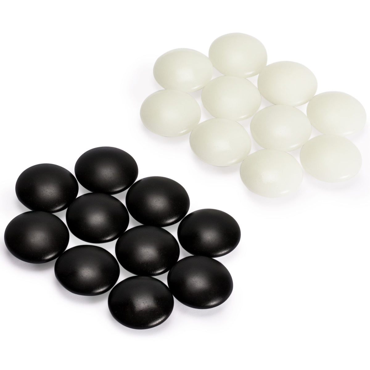 Yunzi Double Convex Go Game Stones Set 9.2 Millimeters (Size 33