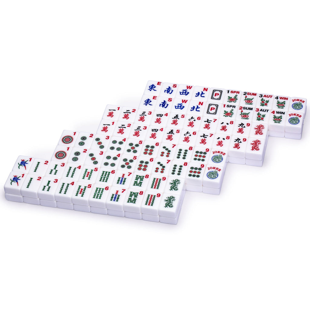 American Mahjong Set of 166 Tiles - "Easy Reader"-Yellow Mountain Imports-Yellow Mountain Imports