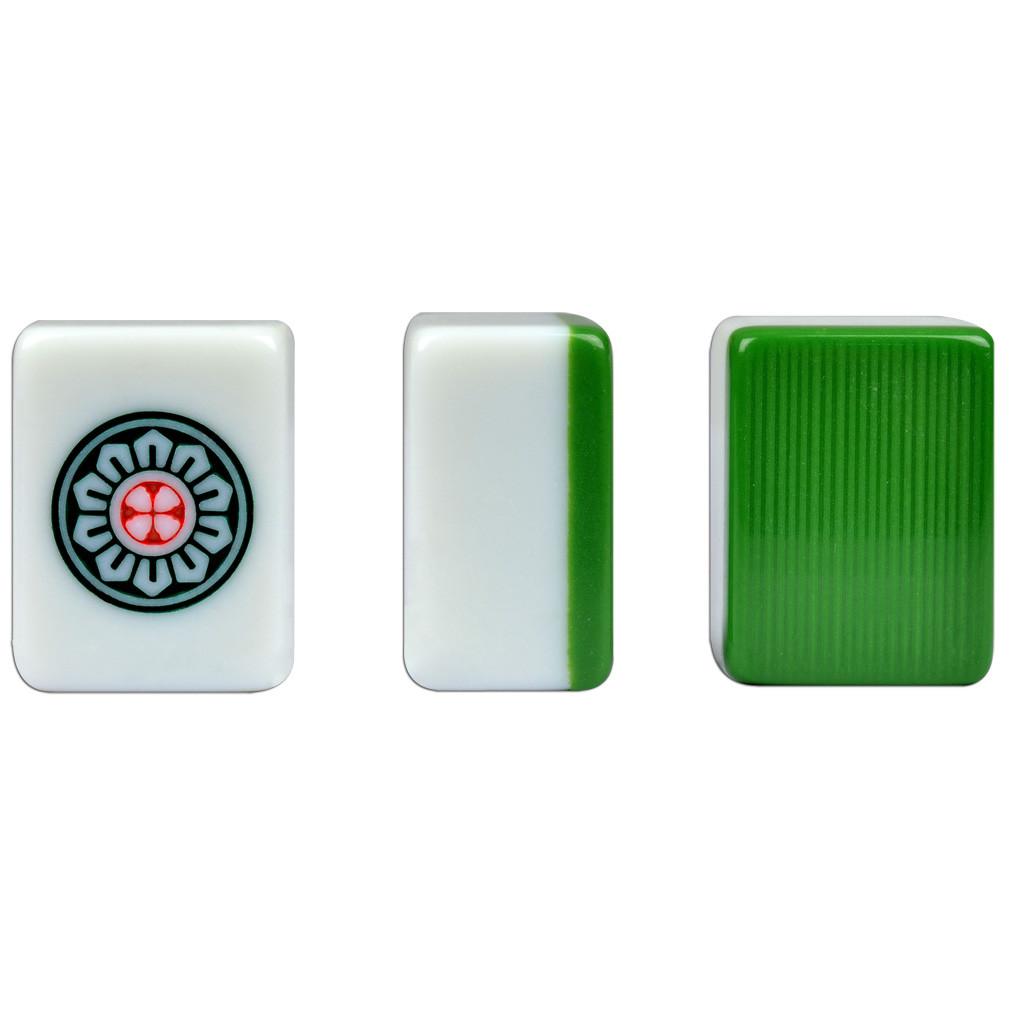 Chinese Mahjong Set of 146 Standard Size 32 Tiles - "Professional Green"-Yellow Mountain Imports-Yellow Mountain Imports