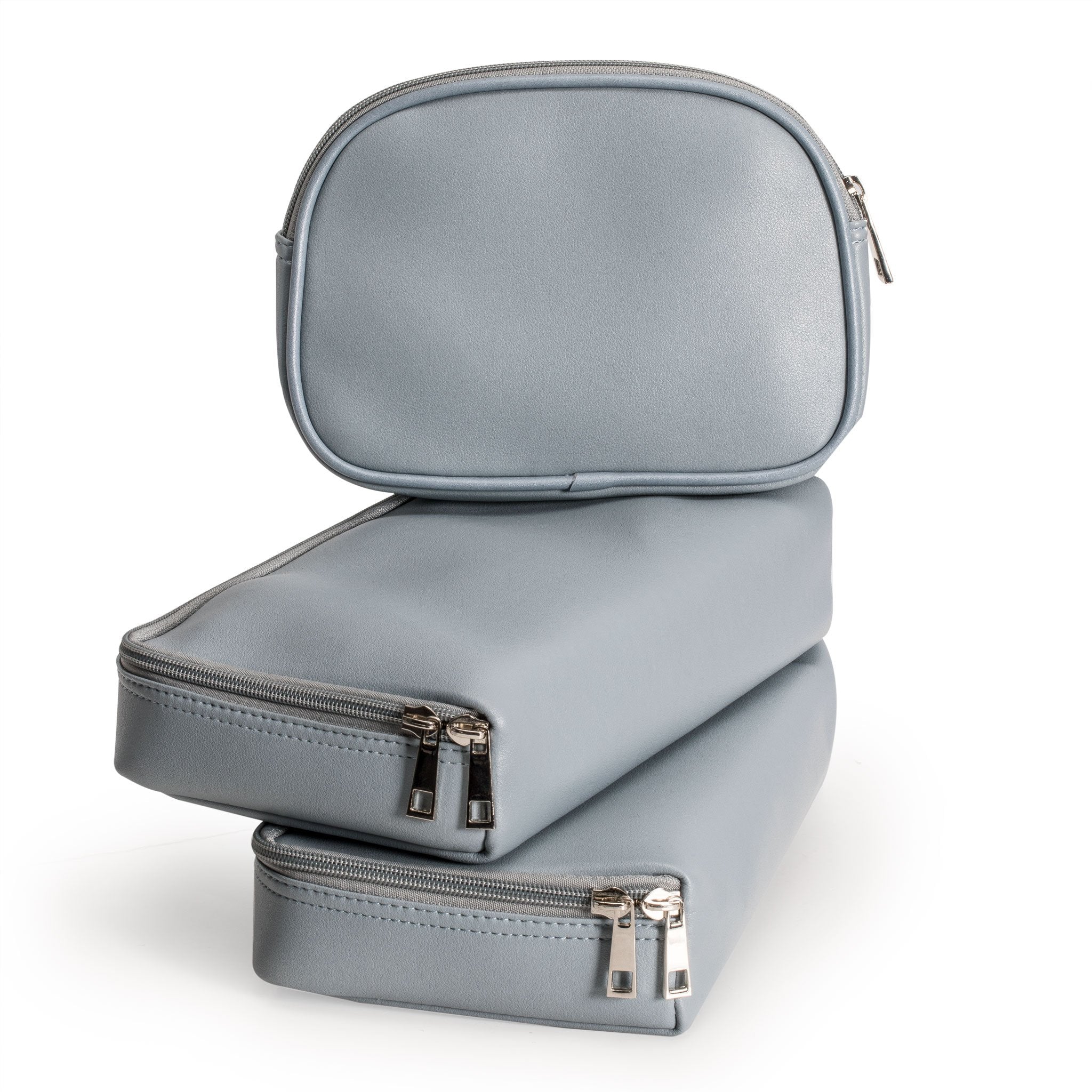 ◆Mayu◆ Soft Leatherette Mahjong Case - Gray-Blue – Yellow Mountain