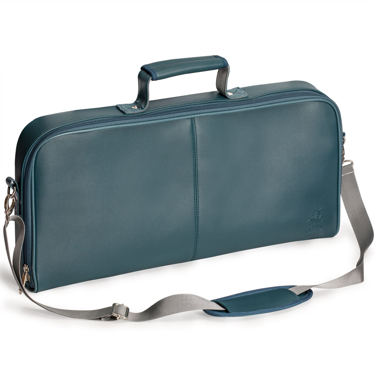 WE Games Green Leatherette Chess Bag – 12 Inch Carrying Case For Tournament Board & Pieces