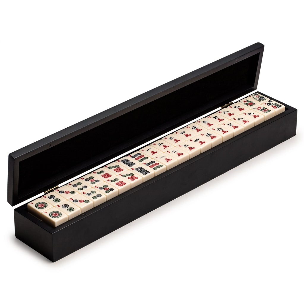 Wooden Mahjong Tile Case (Case Only)-Yellow Mountain Imports-Yellow Mountain Imports