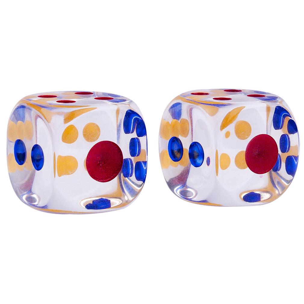 XL Six Sided Dice - 1.3" (33mm) - Pair-Yellow Mountain Imports-Yellow Mountain Imports