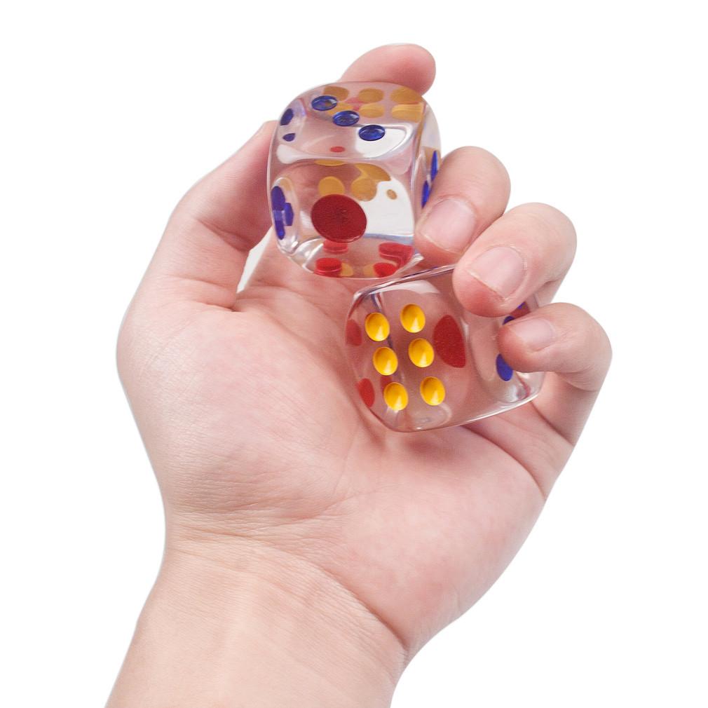 XL Six Sided Dice - 1.3" (33mm) - Pair-Yellow Mountain Imports-Yellow Mountain Imports
